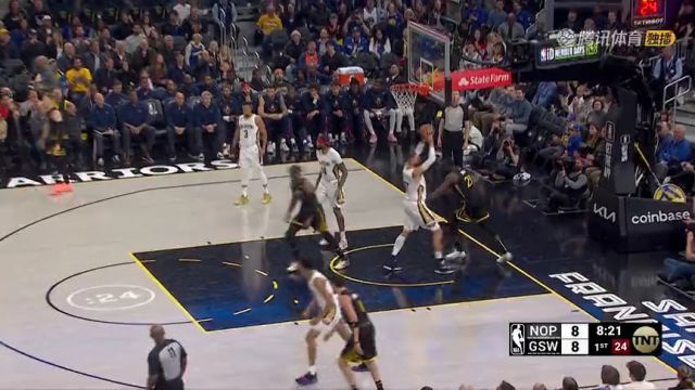 【2023年03月29日 鵜鶘vs勇士集錦】防不勝防！庫里迎著三人防守高拋喂餅追夢空切上籃