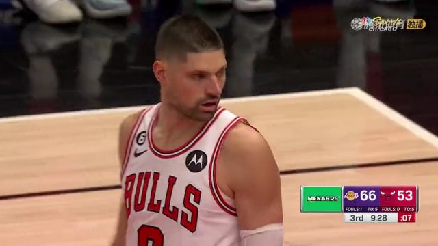 【2023年03月30日】NBA常規(guī)賽：湖人vs公牛第3節(jié)中文解說回放