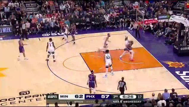【2023年03月30日】NBA常規(guī)賽:森林狼vs太陽第3節(jié)中文解說回放