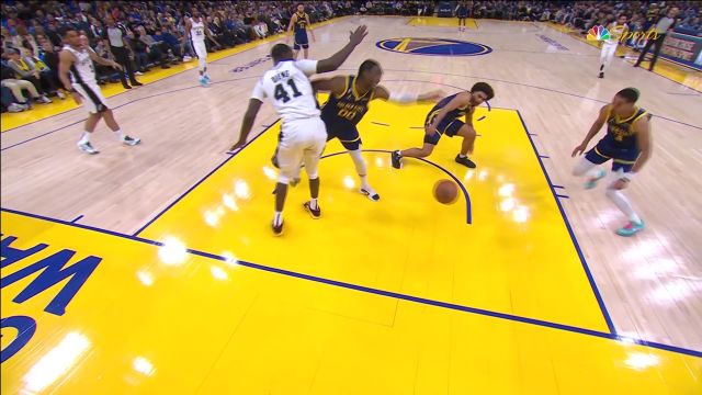 【2023年04月01日】 NBA常规赛：马刺vs勇士第4节中文解说回放