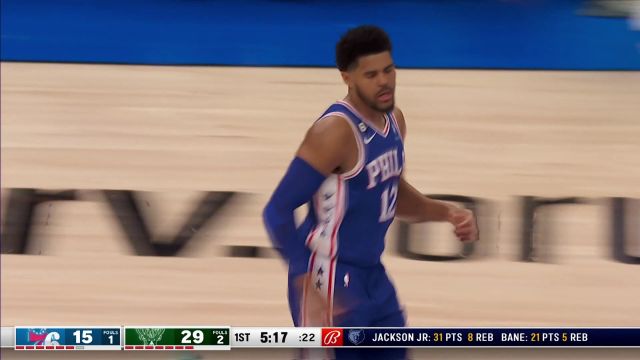【2023年04月03日 76人vs雄鹿集锦】八仙过海!哈里斯抢断暴扣一条龙字母哥禁区强吃完成反击