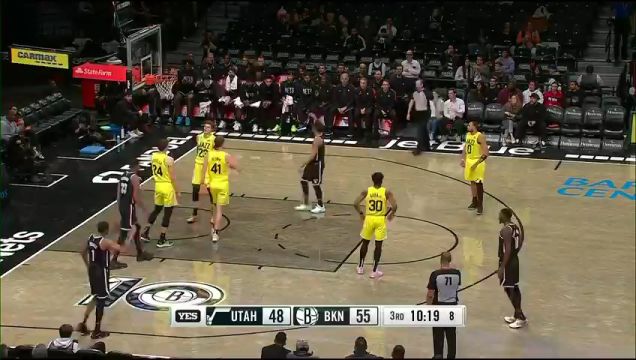 【2023年04月03日】NBA常規(guī)賽：爵士vs籃網(wǎng)第3節(jié)英文原聲回放