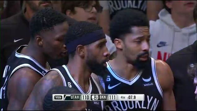 【2023年04月03日】NBA常规赛:爵士vs篮网第4节英文原声回放