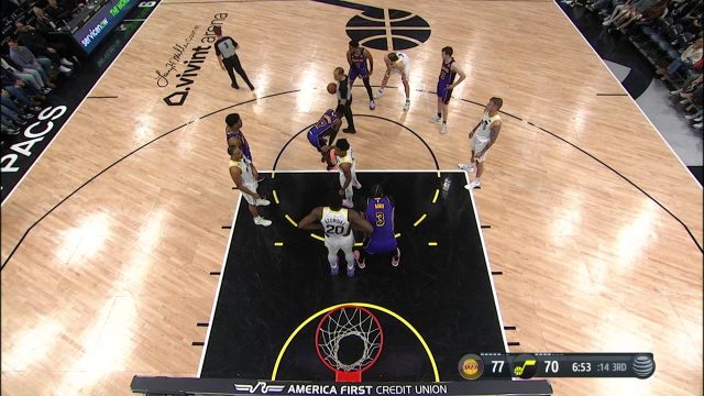 【2023年04月05日】NBA常規(guī)賽：湖人vs爵士第3節(jié)英文原聲回放