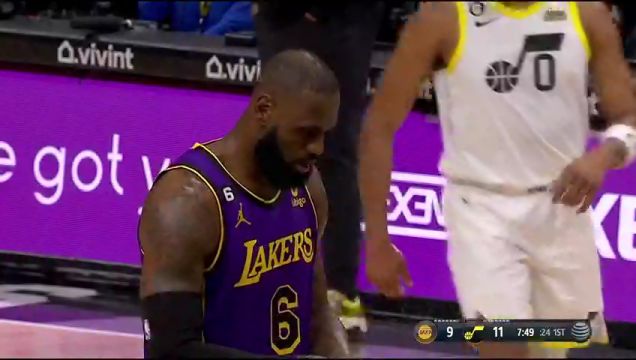 【2023年04月05日】NBA常規(guī)賽：湖人vs爵士第1節(jié)中文解說回放