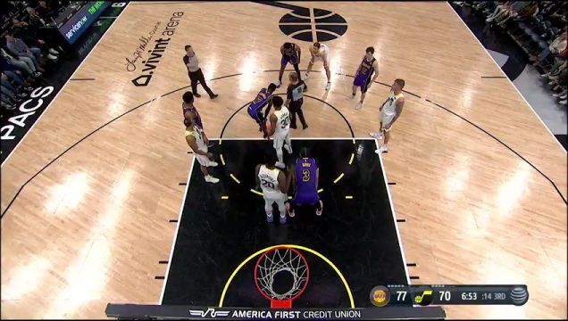【2023年04月05日】NBA常規(guī)賽：湖人vs爵士第3節(jié)中文解說回放