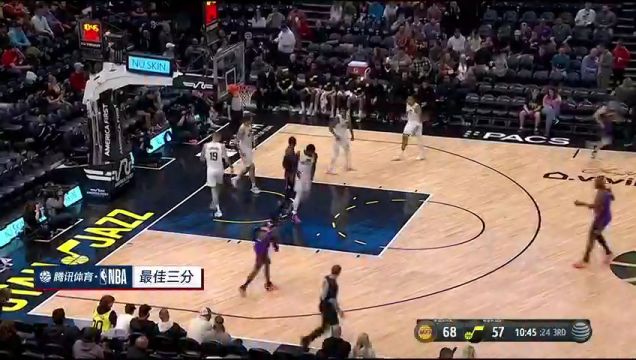 【2023年04月05日】NBA常規(guī)賽：湖人vs爵士第4節(jié)中文解說回放