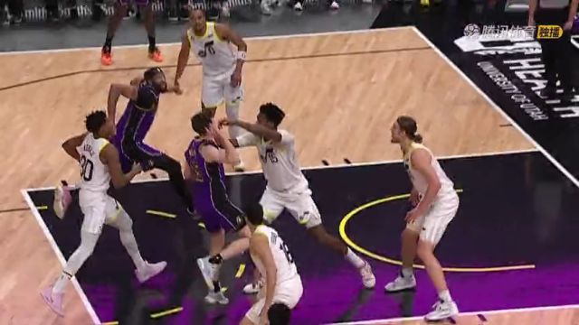 【2023年04月05日】NBA常規(guī)賽：湖人vs爵士第1節(jié)英文原聲回放