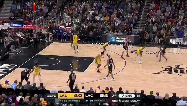 【2023年04月06日】NBA常規(guī)賽：湖人vs快船第2節(jié)中文解說(shuō)回放