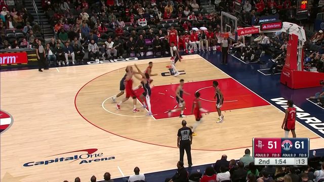 【2023年04月10日 火箭vs奇才集錦】一言不合就起飛 戴維斯連線杰克遜空接暴扣