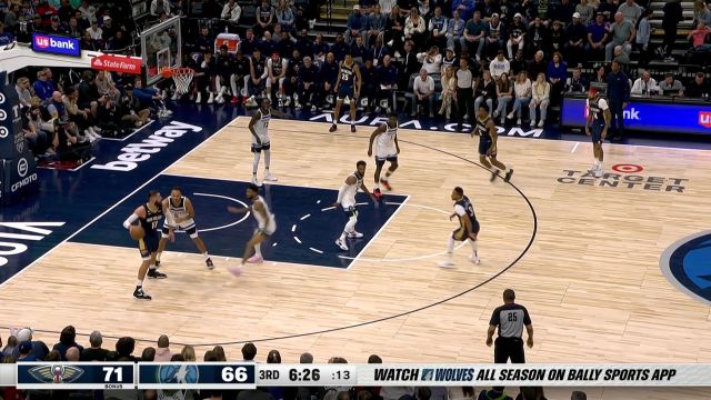 【2023年04月10日 鵜鶘vs森林狼集錦】規(guī)劃李凱爾的意義！凱爾-安德森籃下大帽瓦蘭丘納斯守護(hù)禁區(qū)