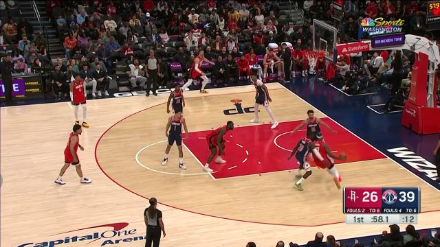 【2023年04月10日】NBA常規(guī)賽：火箭vs奇才第1節(jié)中文解說回放