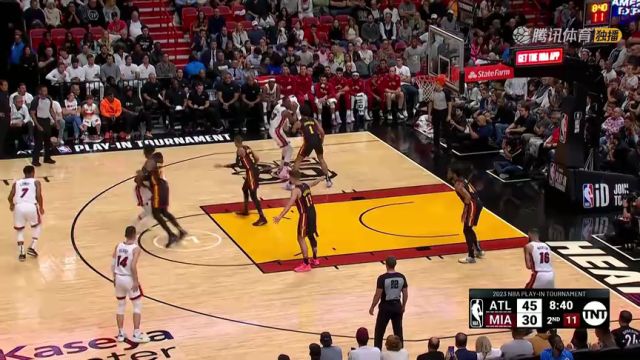 【2023年04月12日】NBA附加賽:老鷹vs熱火第2節(jié)英文原聲回放