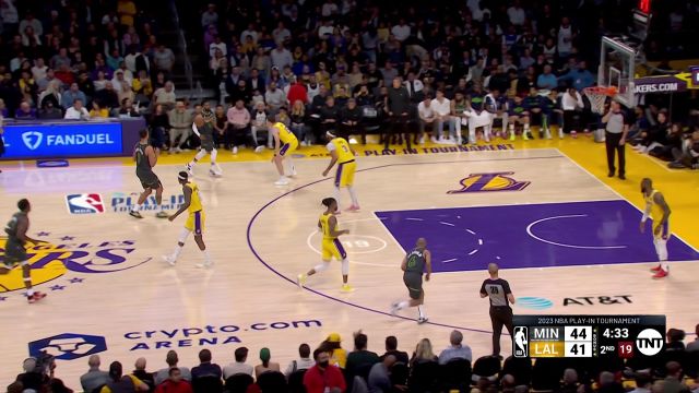 【2023年04月12日】NBA附加賽：森林狼vs湖人第2節(jié)中文解說回放