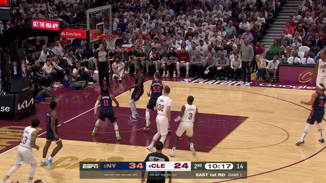 【2023年04月16日】NBA東部首輪G1:尼克斯vs騎士第2節(jié)中文解說回放
