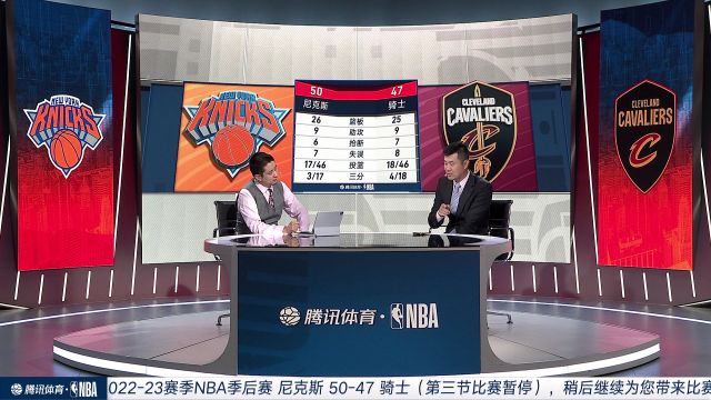 【2023年04月16日】NBA东部首轮G1：尼克斯vs骑士第3节中文解说回放