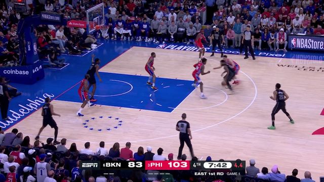 【2023年04月16日 籃網(wǎng)vs76人集錦】籃網(wǎng)vs76人五佳球 里德戲耍防守上籃打進(jìn)驚艷全場(chǎng)