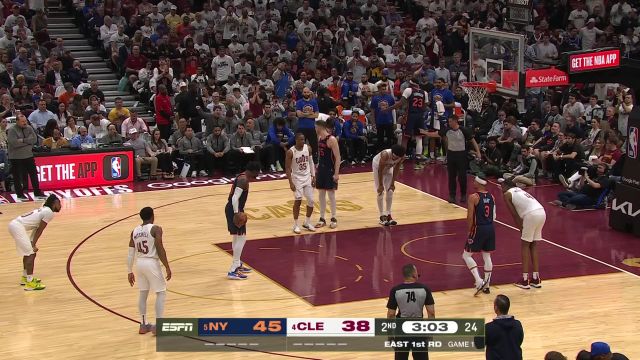 【2023年04月16日】NBA東部首輪G1:尼克斯vs騎士第2節(jié)英文原聲回放