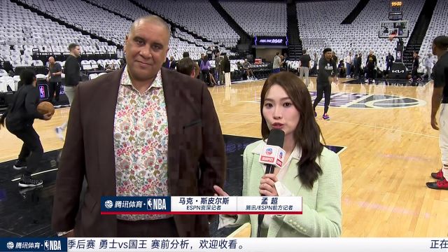 【2023年04月16日 勇士vs國(guó)王集錦】名人堂記者 馬克-斯皮爾斯大秀中文