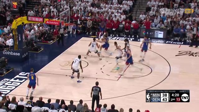 【2023年04月17日】NBA西部首輪G1：森林狼vs掘金第2節(jié)英文原聲回放