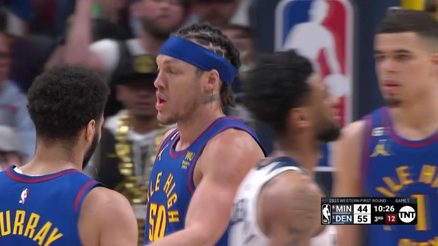【2023年04月17日】NBA西部首輪G1：森林狼vs掘金第3節(jié)英文原聲回放