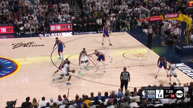 【2023年04月17日】NBA西部首輪G1：森林狼vs掘金第1節(jié)英文原聲回放