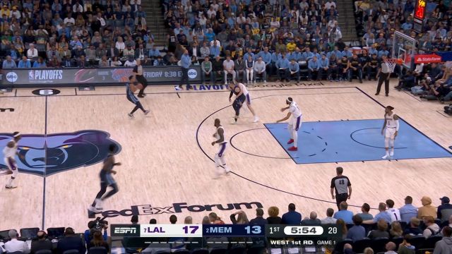 【2023年04月17日】NBA西部首輪G1：湖人vs灰熊第1節(jié)中文解說回放