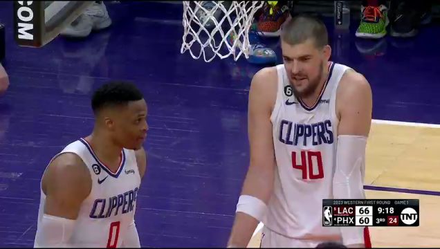 【2023年04月17日】NBA西部首輪G1:快船vs太陽第3節(jié)英文原聲回放