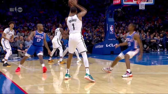 【2023年04月18日 籃網(wǎng)vs76人集錦】專治各種花里胡哨！哈里斯搶斷反擊暴扣一條龍
