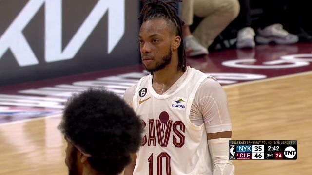 【2023年04月19日】NBA东部首轮G2:尼克斯vs骑士第2节英文原声回放