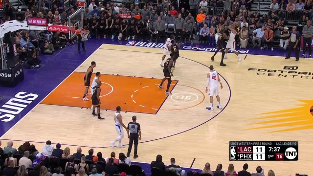 【2023年04月19日】NBA西部首輪G2：快船vs太陽第1節(jié)英文原聲回放