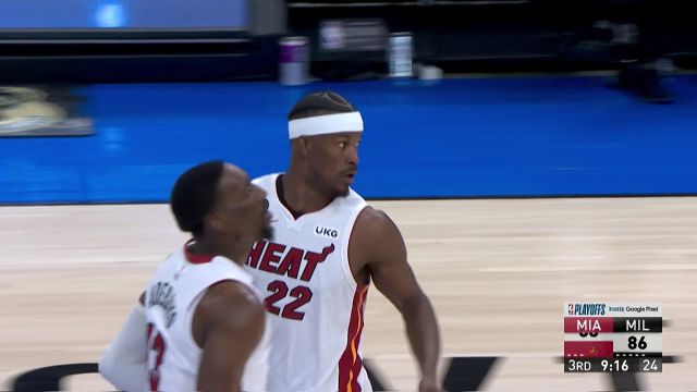 【2023年04月20日 熱火vs雄鹿集錦】是時候該我站出來了！ 巴特勒飄逸轉(zhuǎn)身兩分輕松打進(jìn)