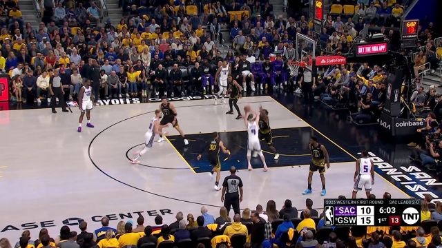 【2023年04月21日】NBA西部首輪G3：國王vs勇士第1節(jié)中文解說回放