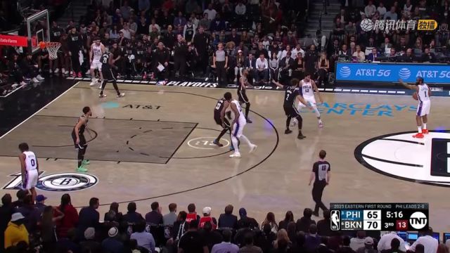 【2023年04月21日】NBA东部首轮G3：76人vs篮网第3节英文原声回放