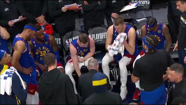 【2023年04月22日】NBA西部首輪G3：掘金vs森林狼第2節(jié)英文原聲回放