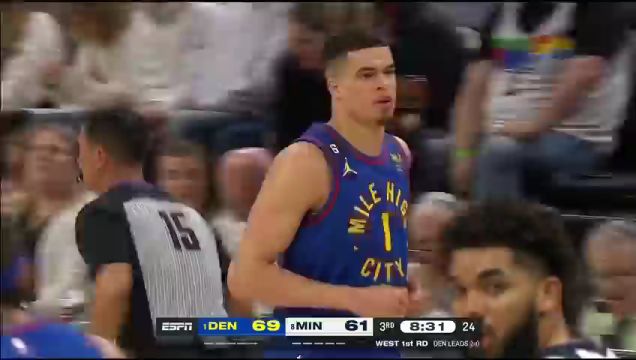 【2023年04月22日】NBA西部首輪G3：掘金vs森林狼第3節(jié)中文解說回放