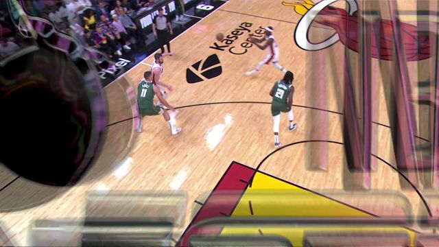 【2023年04月23日 雄鹿vs熱火集錦】巴特勒一人獨攬12分！熱火隊一波14-0小高潮強勢反超