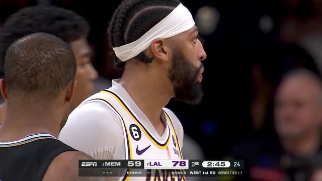 【2023年04月23日】NBA西部首輪G3：灰熊vs湖人第3節(jié)中文解說回放