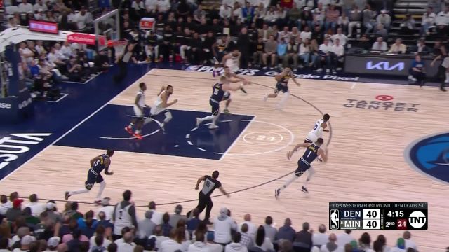 【2023年04月24日】NBA西部首輪G4:掘金vs森林狼第2節(jié)英文原聲回放