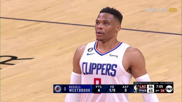 【2023年04月26日】NBA西部首輪G5：快船vs太陽(yáng)第2節(jié)英文原聲回放