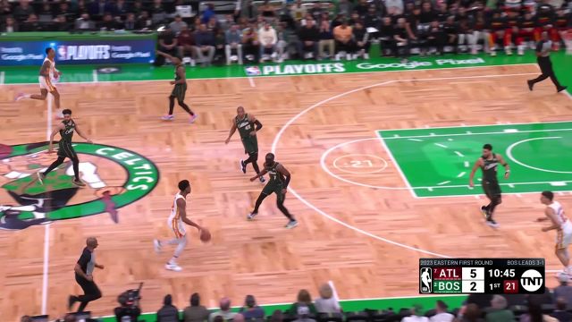 【2023年04月26日】NBA東部首輪G5：老鷹vs凱爾特人 第1節(jié)英文原聲回放