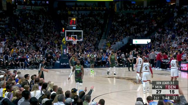 【2023年04月26日】NBA西部首輪G5：森林狼vs掘金第1節(jié)中文解說回放