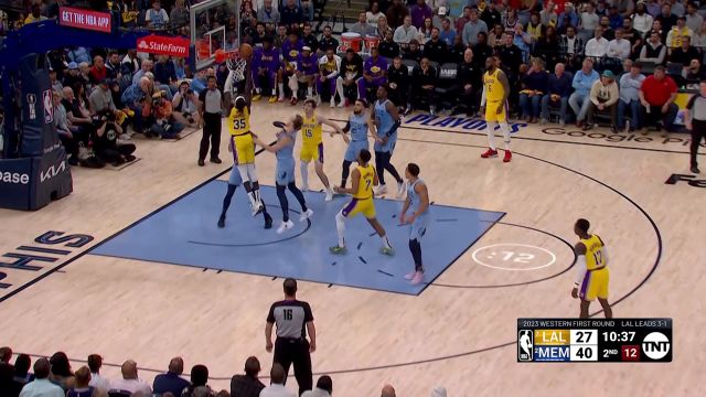 【2023年04月27日】NBA西部首輪G5:湖人vs灰熊第2節(jié)中文解說回放