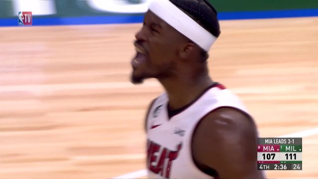 【2023年04月27日 热火vs雄鹿集锦】巴特勒vs雄鹿集锦 42神兵降世率领全队上演黑八奇迹