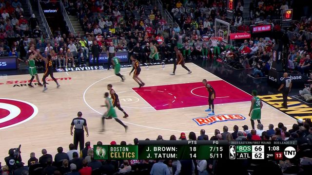 【2023年04月28日】NBA東部首輪G6:凱爾特人vs老鷹第2節(jié)英文原聲回放