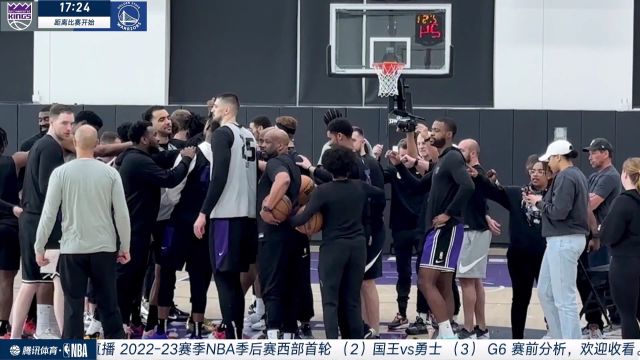 【2023年04月29日 國王vs勇士集錦】國王前方采訪：布朗教練要求全隊保持平常心 將要全力防守勇士