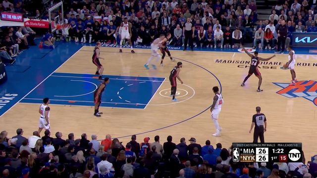 【2023年05月03日】NBA东部半决赛G2：热火vs尼克斯第1节中文解说回放
