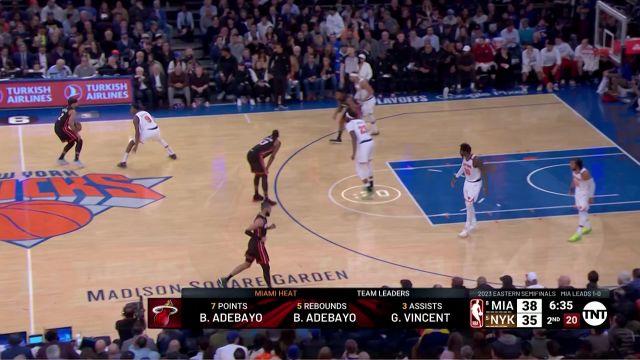 【2023年05月03日】NBA东部半决赛G2：热火vs尼克斯第2节英文原声回放