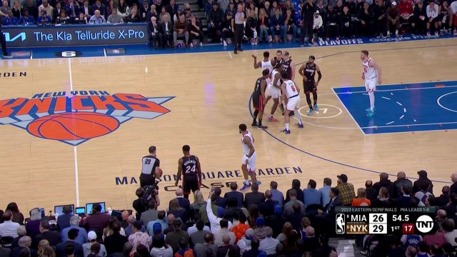 【2023年05月03日】NBA东部半决赛G2：热火vs尼克斯第1节英文原声回放