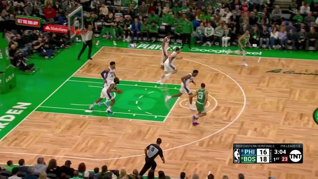 【2023年05月04日】NBA東部半決賽G2:76人vs凱爾特人第1節(jié)英文原聲回放